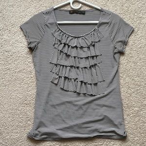 Outback Red Ruffle-Front Blouse